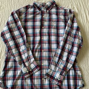 Banana Republic Red, White & Blue Plaid